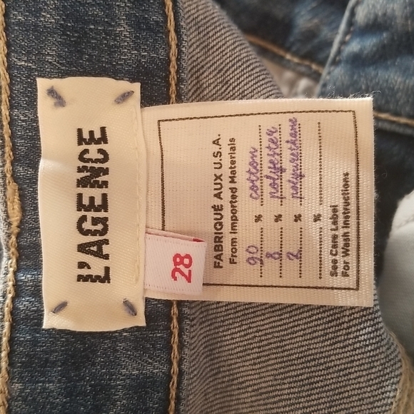 💕L'AGENCE💕 Margot High Rise Skinny Jeans ~ Syracuse Blue 28 NWT - Picture 11 of 12